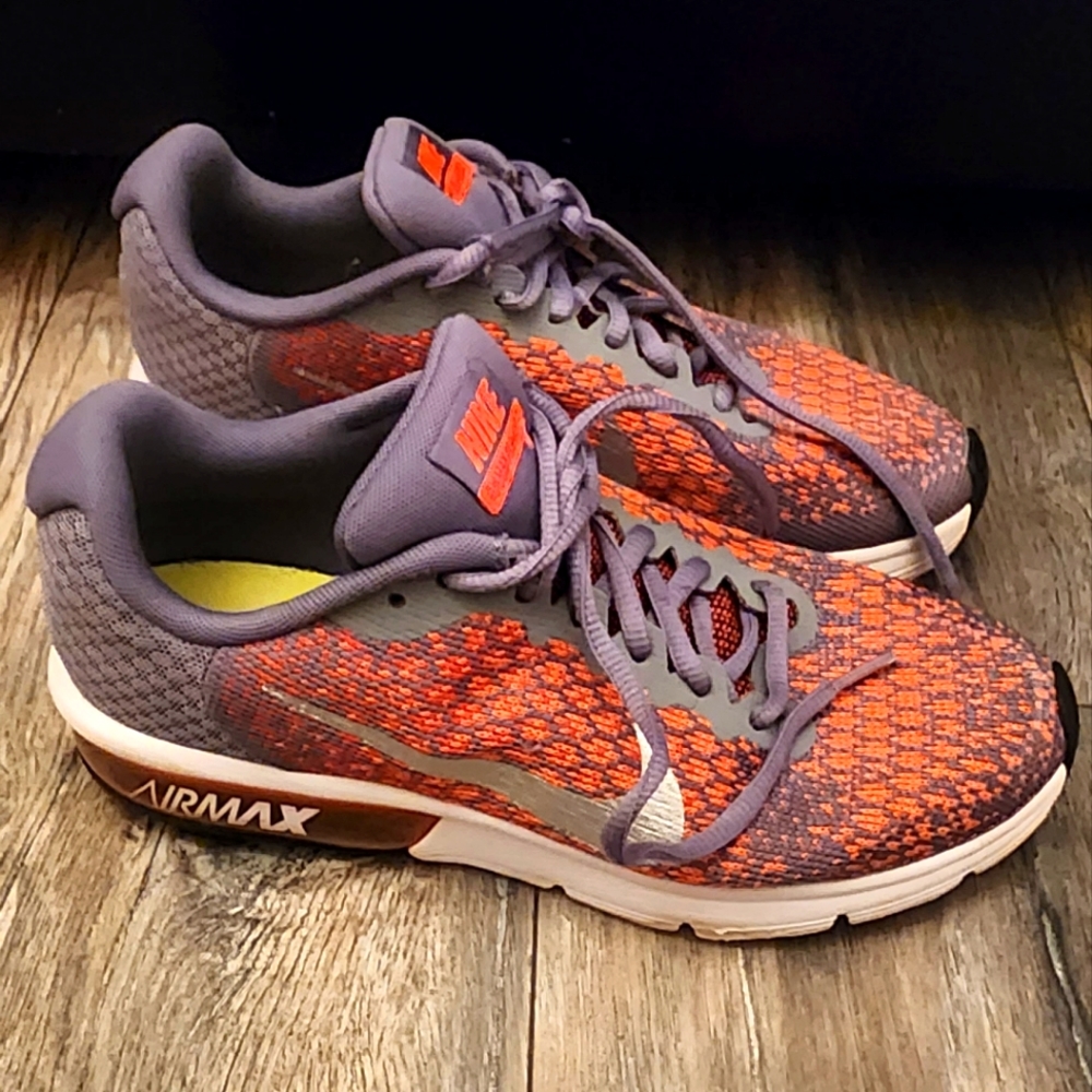 Nike Air Max Sequent 2 Sneakers Cool Grey Kids 6.5Y